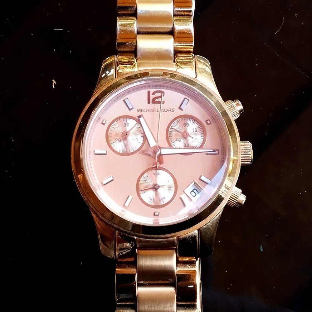 Women's Michael Kors Mini Runway Chronograph Watch MK5430